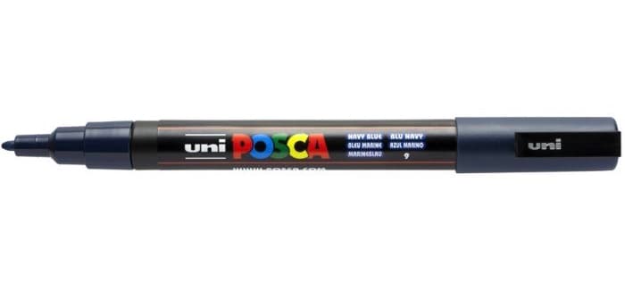 Uni Posca 3M akrylový popisovač námořnická modř 0,9-1,3mm