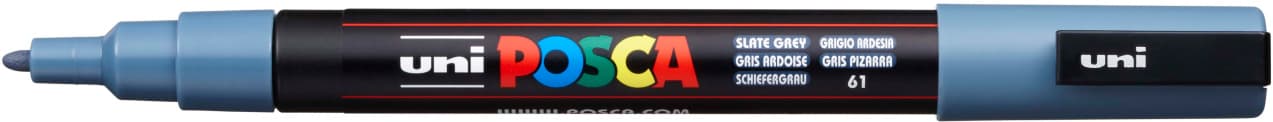 Uni Posca 3M šedý břidlicový akrylový popisovač 0,9-1,3 mm