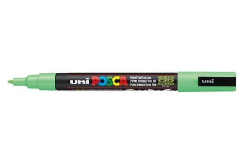 Uni Posca 3M zelený světle akrylový popisovač 0,9-1,3 mm