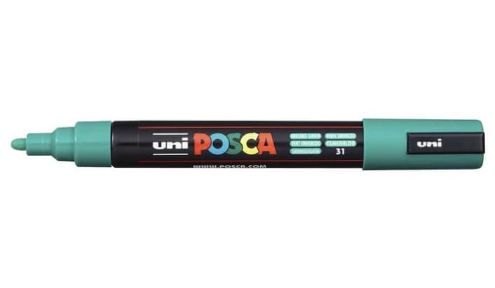 Akrylový popisovač Uni Posca 5M smaragdový zelený fix
