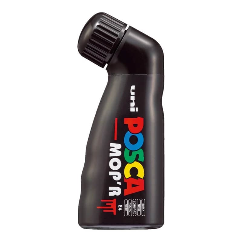 Černý akrylový popisovač Uni Posca MOP'R 3-19mm