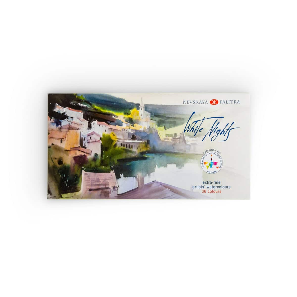 White Nights IWS akvarelová paleta 36 barev Nevskaya Palitra