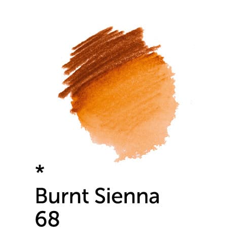 Nevskaya Palitra White Nights akvarelová pastelka burnt sienna hnědá