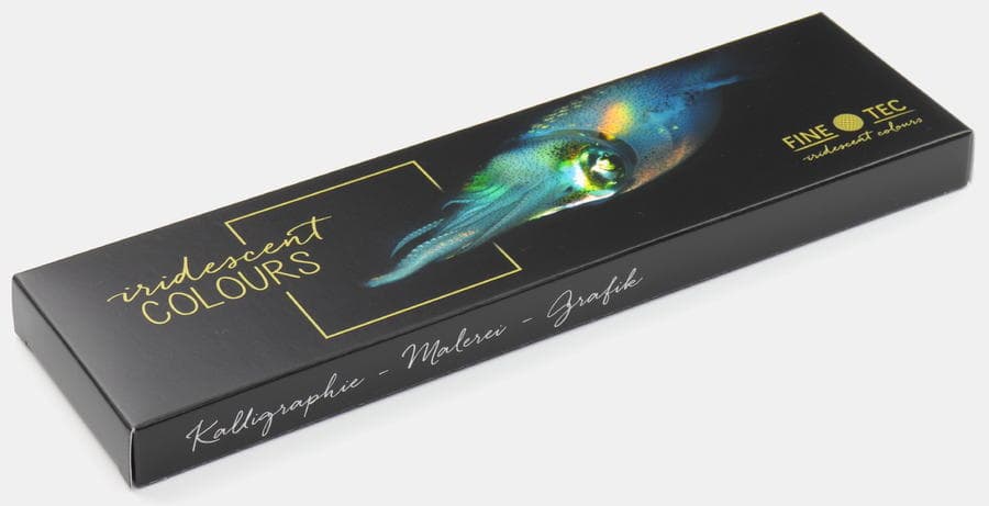 FineTec F5600 metalické perleťové akvarelové barvy sada 6 kusů