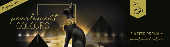 FineTec Premium F7001 Antique Tones sada 6 perleťových akvarelových barev