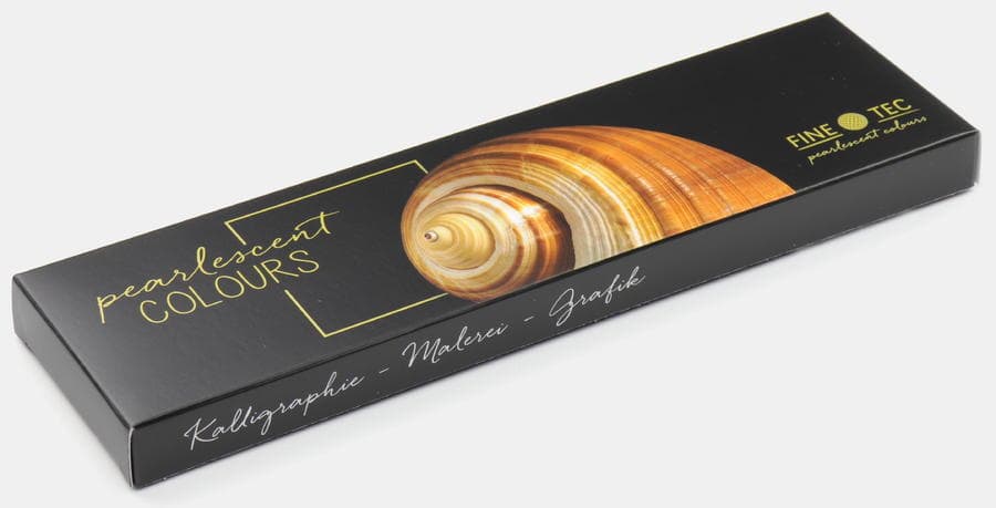 FineTec F0601 Pearl Classic akvarelové metalické barvy 6 ks