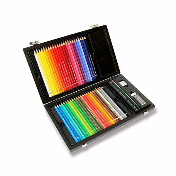 Faber-Castell Albrecht Dürer akvarelové pastelky dřevěný kufřík 48 barev