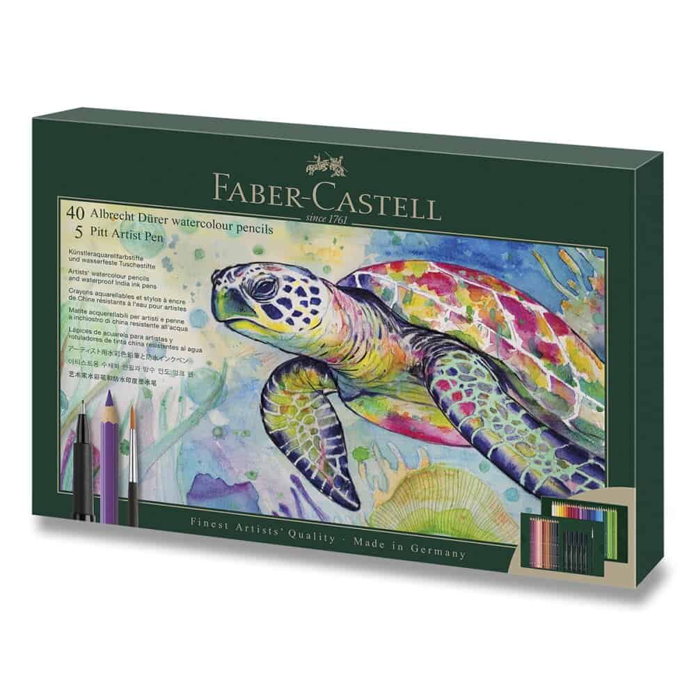 Faber-Castell Albrecht Dürer akvarelové pastelky PITT sada 46 ks