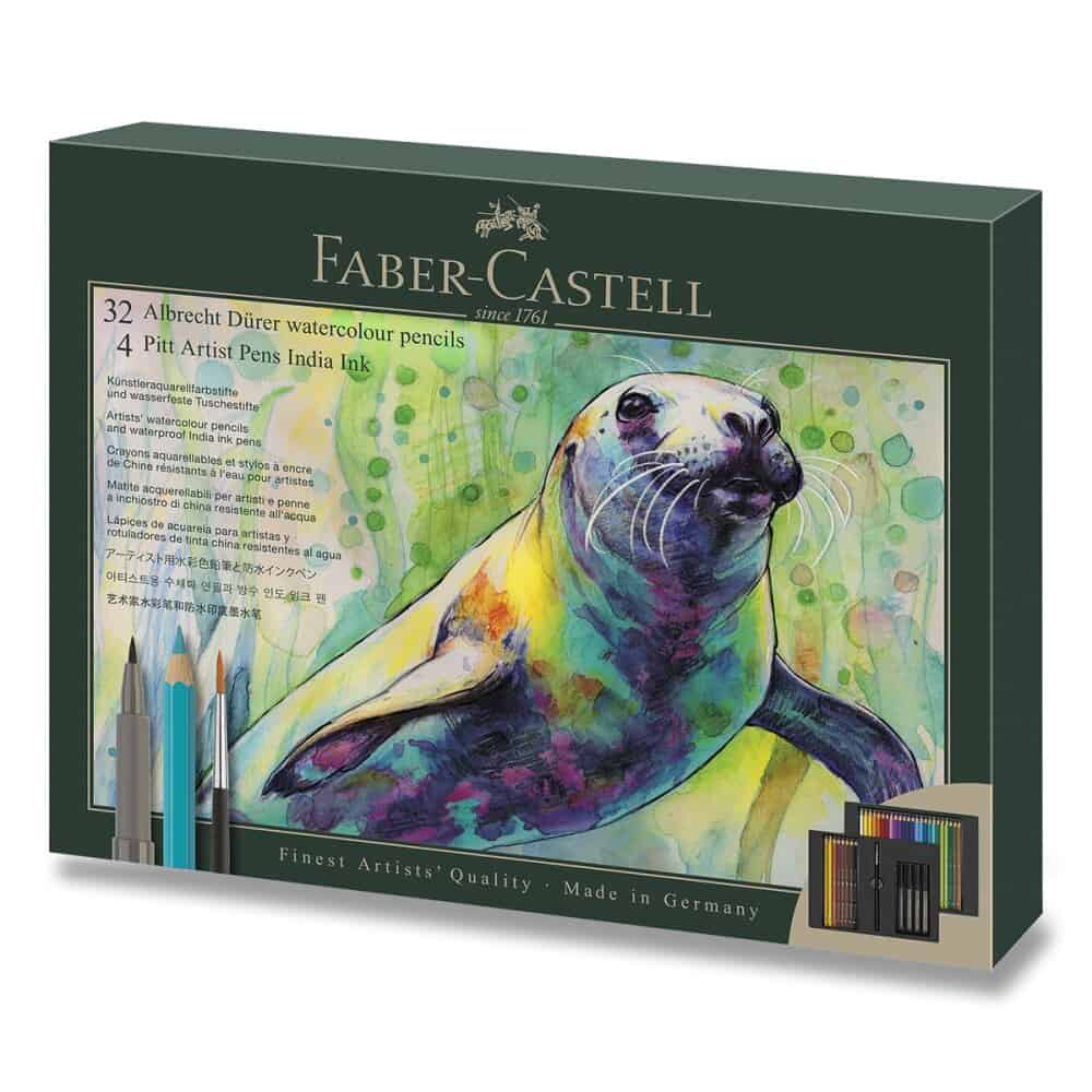 Faber-Castell Albrecht Dürer sada 37 ks akvarelové pastelky Pitt