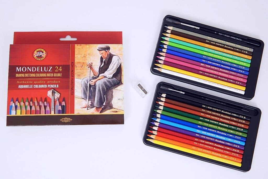 Koh-i-Noor Mondeluz 3711 akvarelové pastelky sada 24 barev