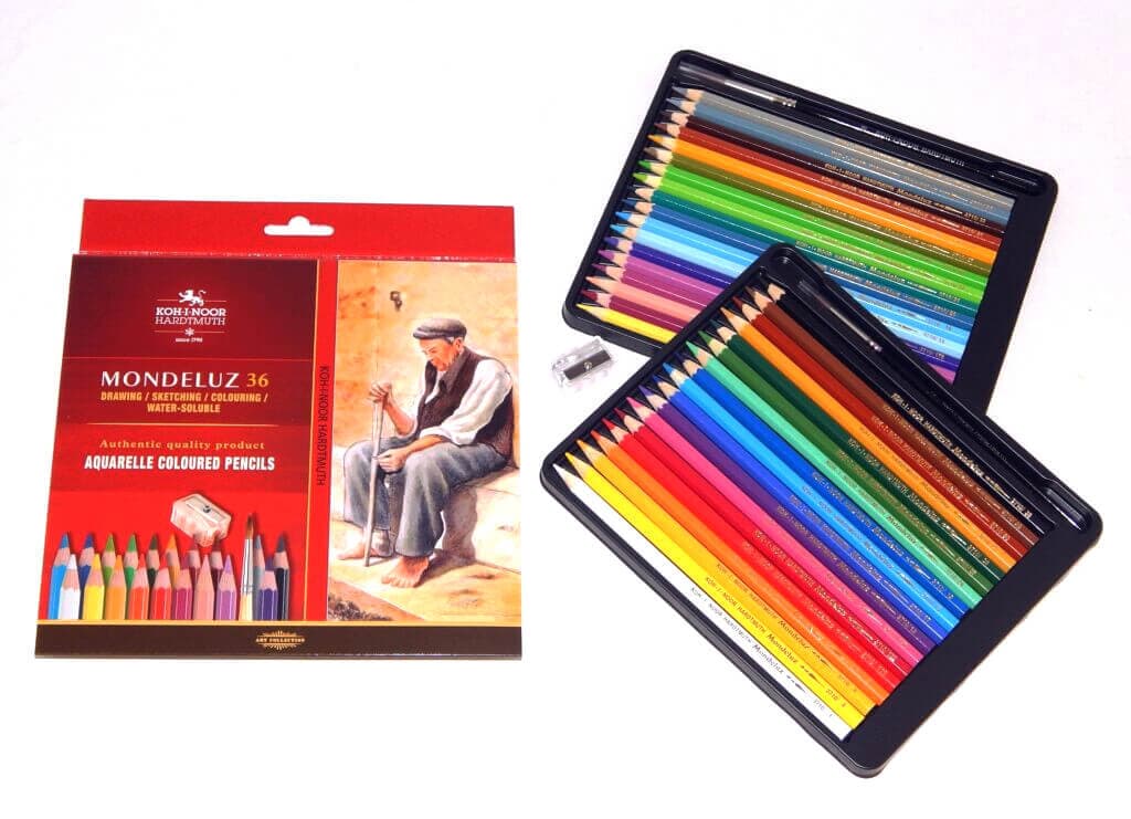 Koh-i-Noor MONDELUZ 3712 akvarelové pastelky sada 36 barev