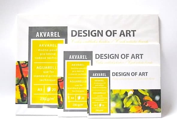 Neograph akvarelový blok A3 lepený 230g 20 listů