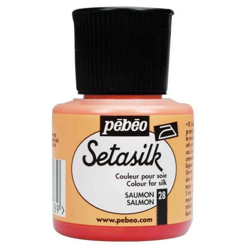 Pébéo Setasilk lososová barva na hedvábí 45 ml