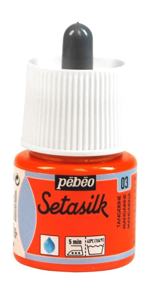 Pébéo Setasilk oranžová barva na hedvábí 45 ml