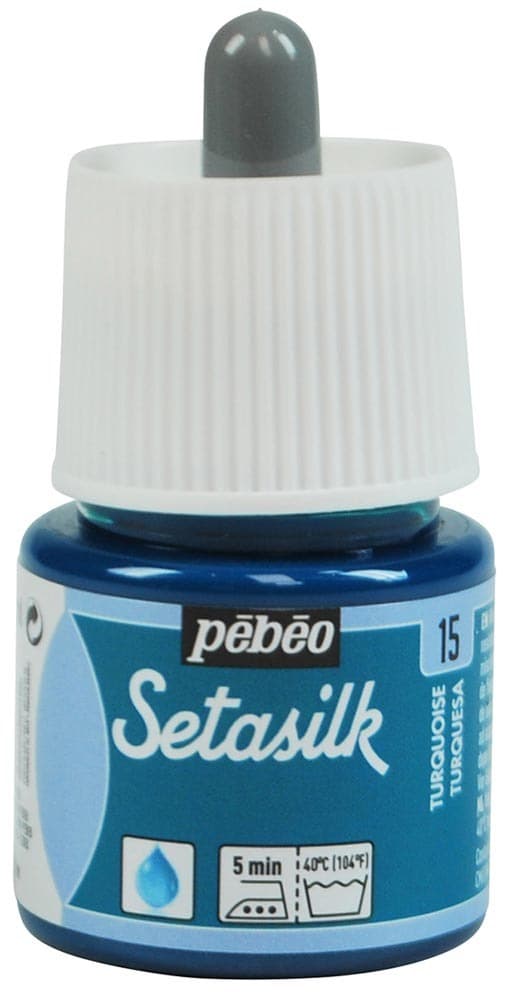 Pébéo Setasilk tyrkysová barva na hedvábí 45 ml