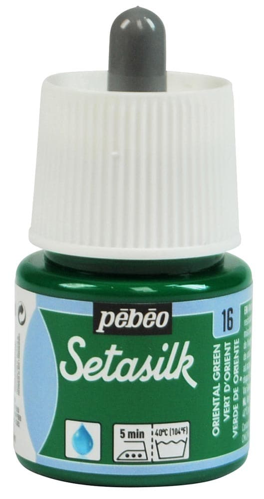 Pébéo Setasilk zelená orientální barva na hedvábí 45ml