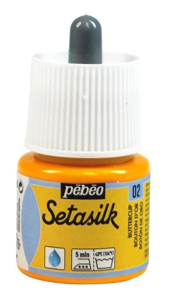 Pébéo Setasilk žlutá blatouch barva na hedvábí 45ml