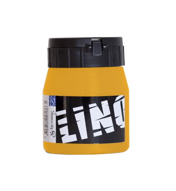 Schjerning Lino barva na linoryt sluneční žlutá 250 ml