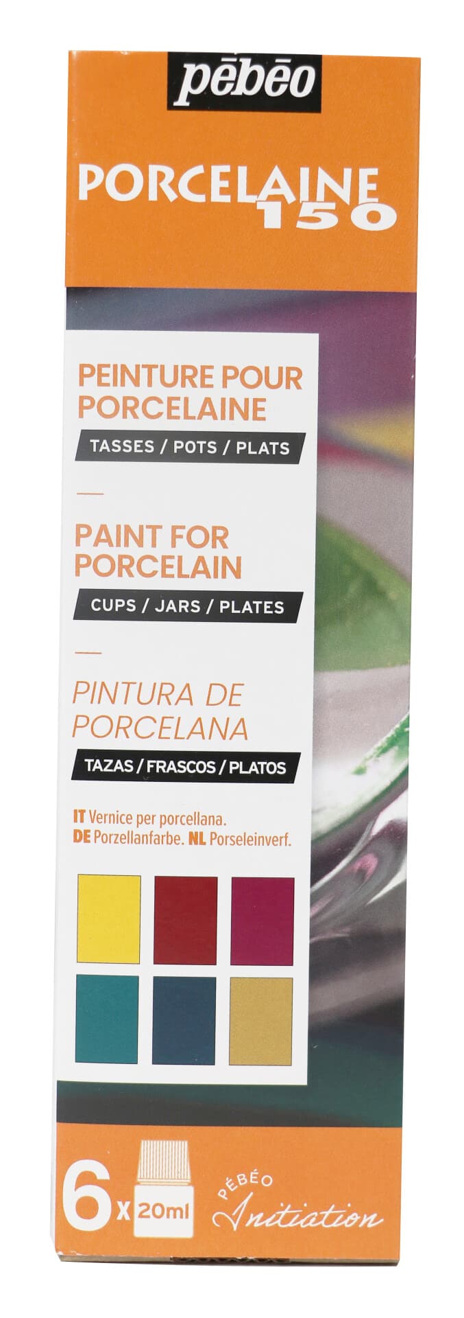 Pébéo Porcelaine 150 sada 6 barev na porcelán 20ml