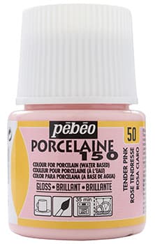 Pébéo Porcelaine 150 růžová barva na porcelán 45 ml