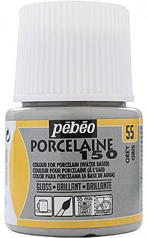 Pébéo Porcelaine 150 šedá barva na porcelán 45 ml