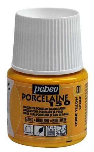 Pébéo Porcelaine 150 žlutá světlá barva na porcelán 45ml