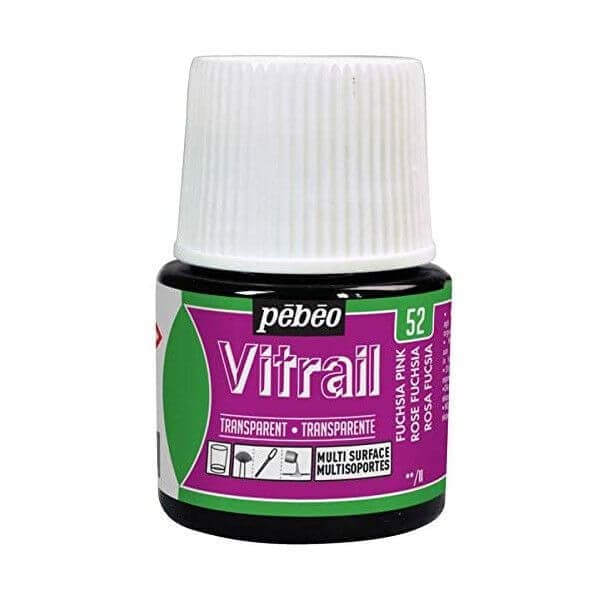 Pébéo Vitrail barva na sklo růžová fuchsie 45ml