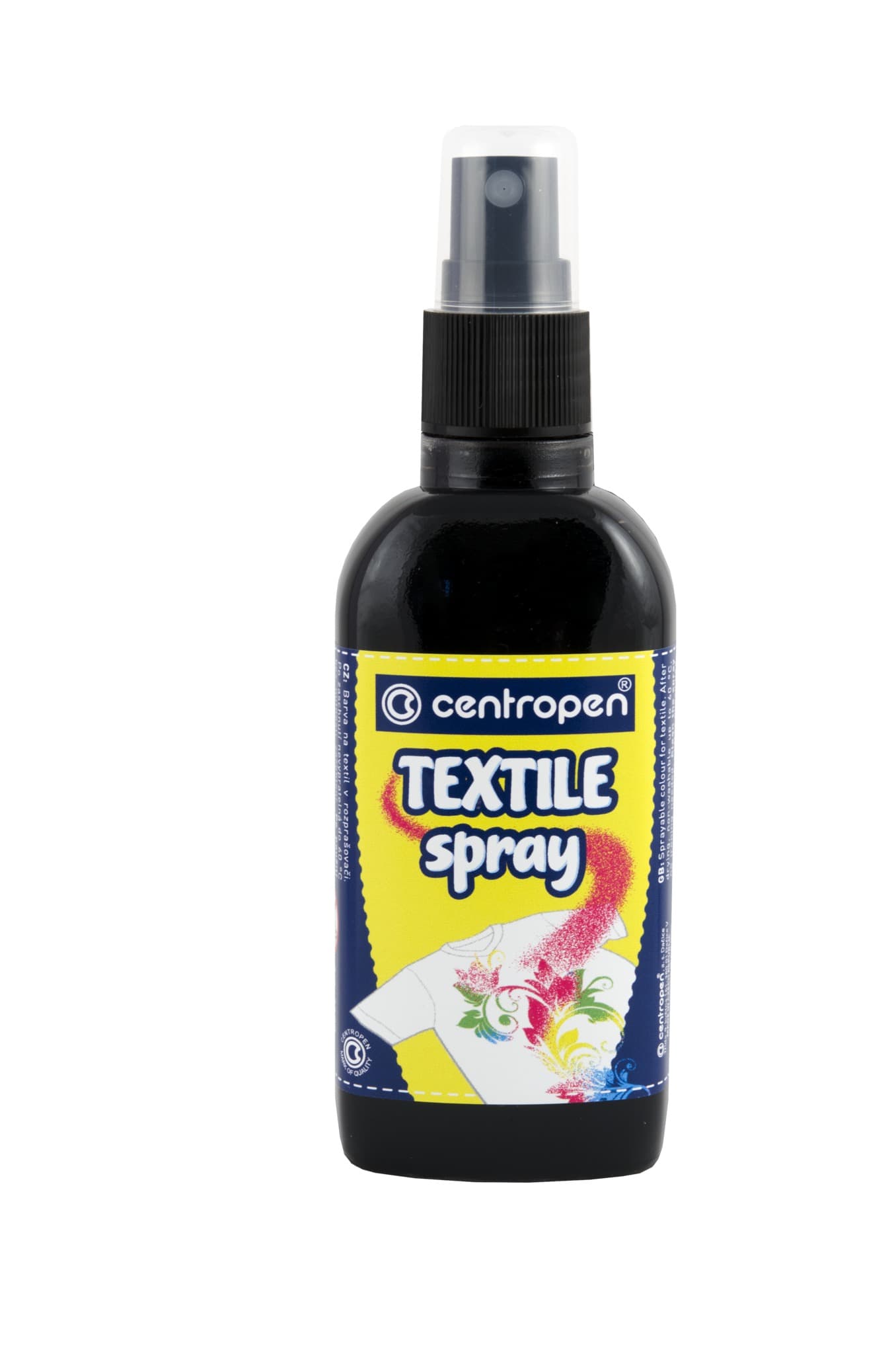 Centropen Textil sprej černá barva na textil 110 ml