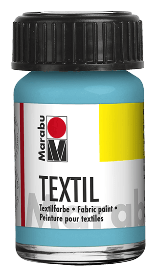Marabu Textil barva na textil modrá karibská 15ml