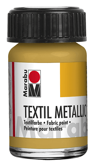 Marabu Textil Metallic zlatá barva na textil 15 ml