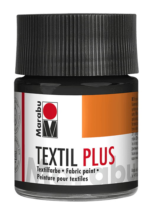 Marabu Textil Plus černá barva na textil 50 ml