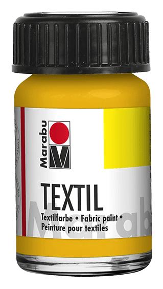 Marabu Textil barva na textil žlutá střední 15 ml