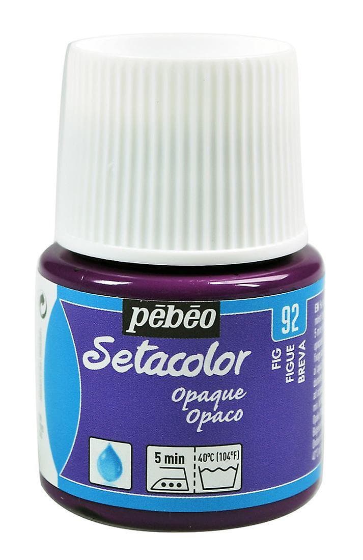Pébéo Setacolor Opaque fialová fíková barva na textil 45ml