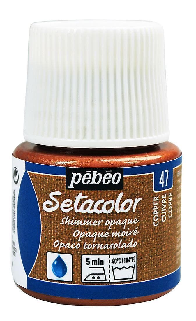 Pébéo Setacolor Shimmer měděná metalická barva na textil 45ml