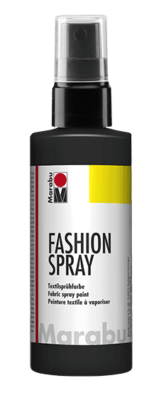 Marabu Fashion Spray černá barva na textil 100 ml
