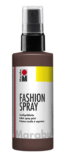 Marabu Fashion Spray hnědá kakaová barva na textil 100ml