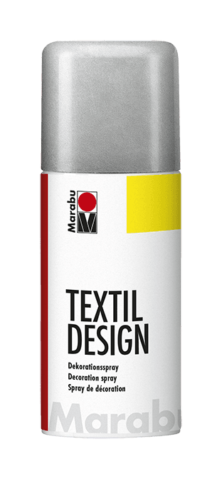 Marabu Textil Design spray stříbrná barva na textil 150ml