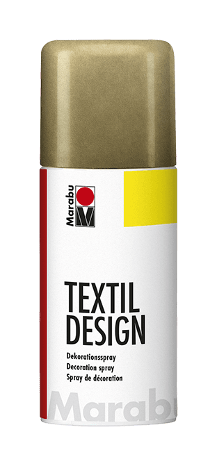 Marabu Textil Design spray zlatá metalická barva 150 ml