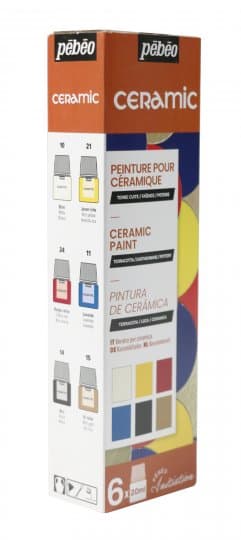 Pébéo Ceramic sada barev na keramiku 6x20 ml
