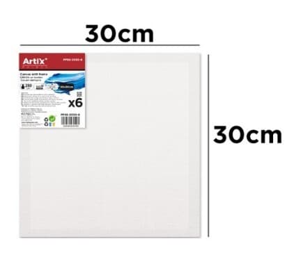 Artix PP98-1824-6 bavlněné malířské plátno 18x24 cm sada 6 kusů