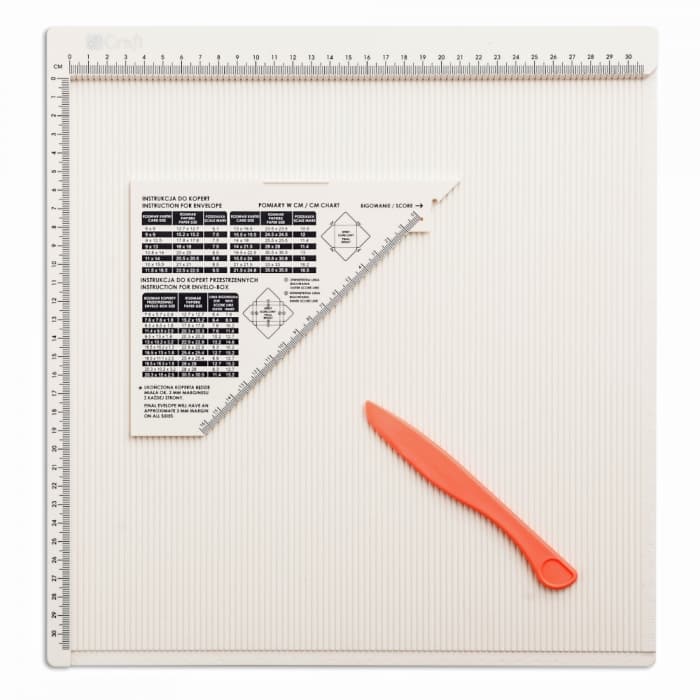 dpCraft bigovací deska 30x30 cm s knihařskou kostí