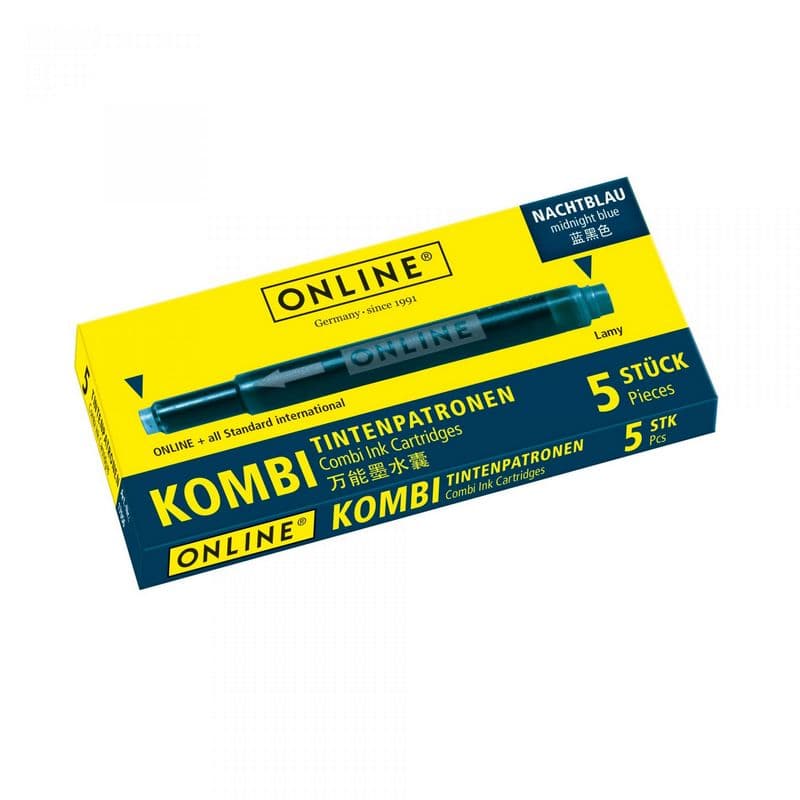 Online bombičky noční modř modrá náplň do pera