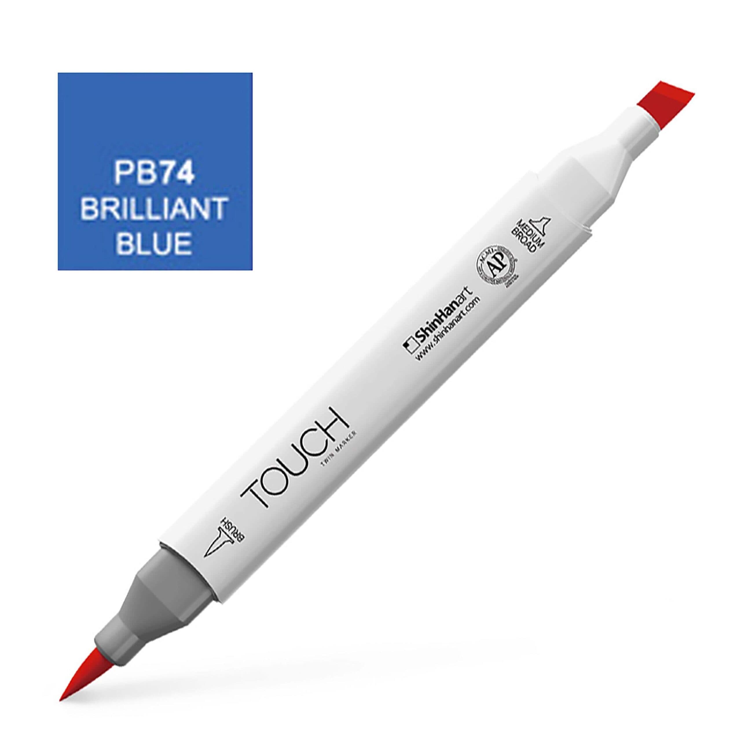 ShinHan Art TOUCH-BRUSH PB74 Brilliant Blue designérský fix modrý