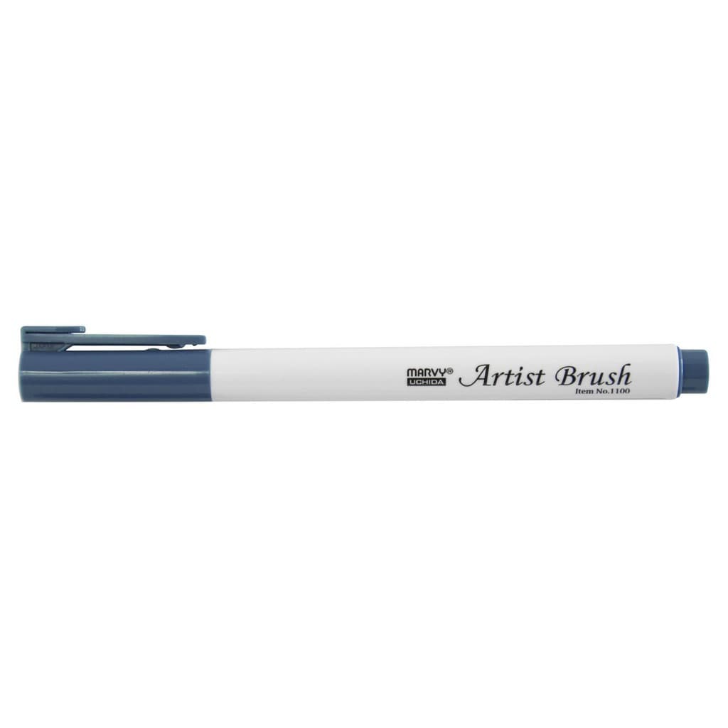 Marvy Artist Brush 1100-17 modrý štětcový fix lettering