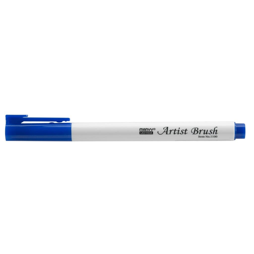 Marvy Artist Brush 1100-50 modrý štětcový fix lettering