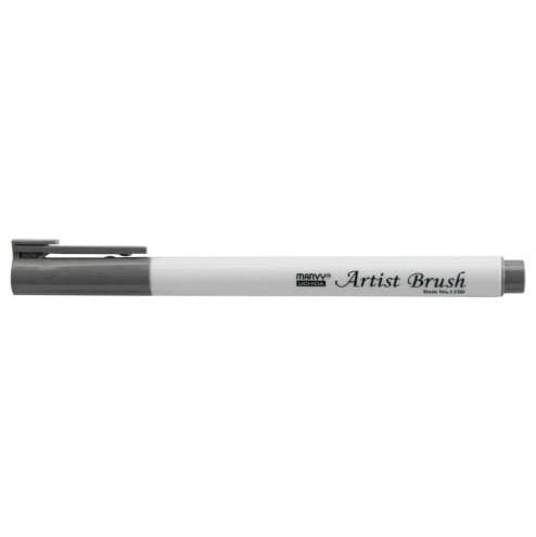 Marvy Artist Brush 1100-12 šedý štětcový fix na lettering