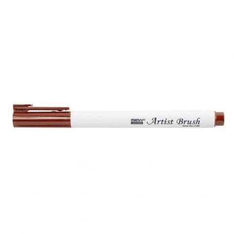 Marvy Artist Brush 1100-6 hnědý štětcový fix na lettering