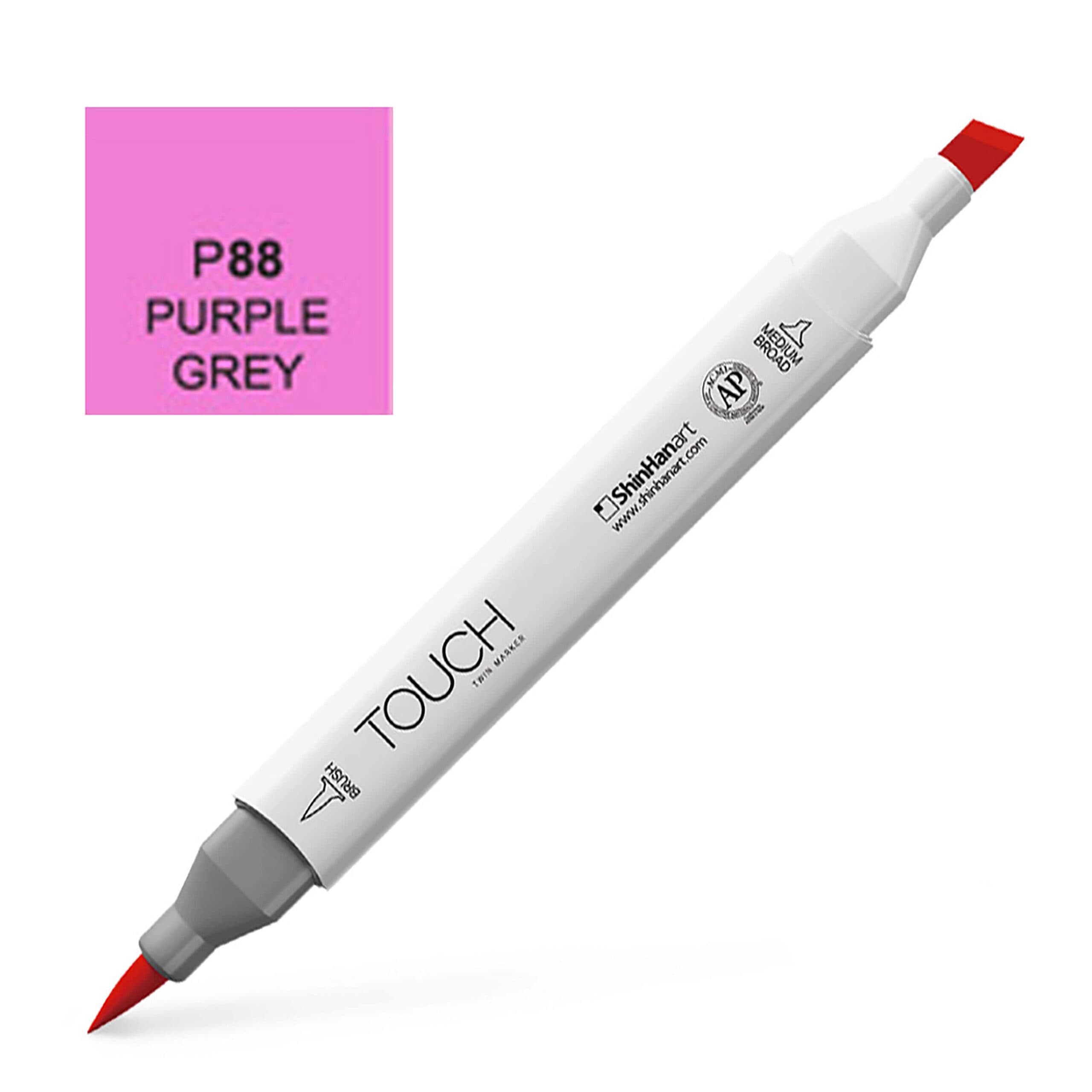 ShinHan Art TOUCH-BRUSH RP88 fialovo šedý oboustranný fix
