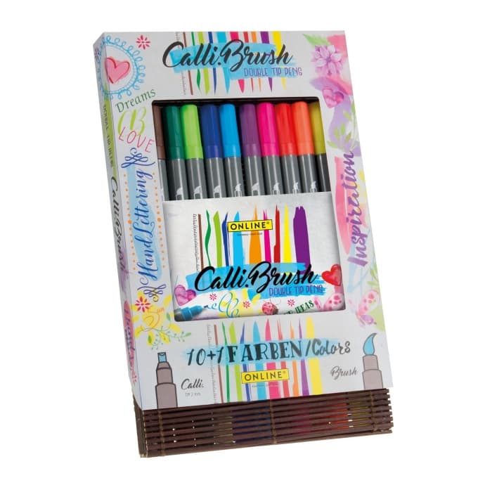 Online Calli.Brush Bamboo Case sada 11 fixů