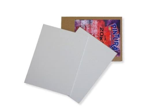 Pintura deska s plátnem 20x20 cm pro malování